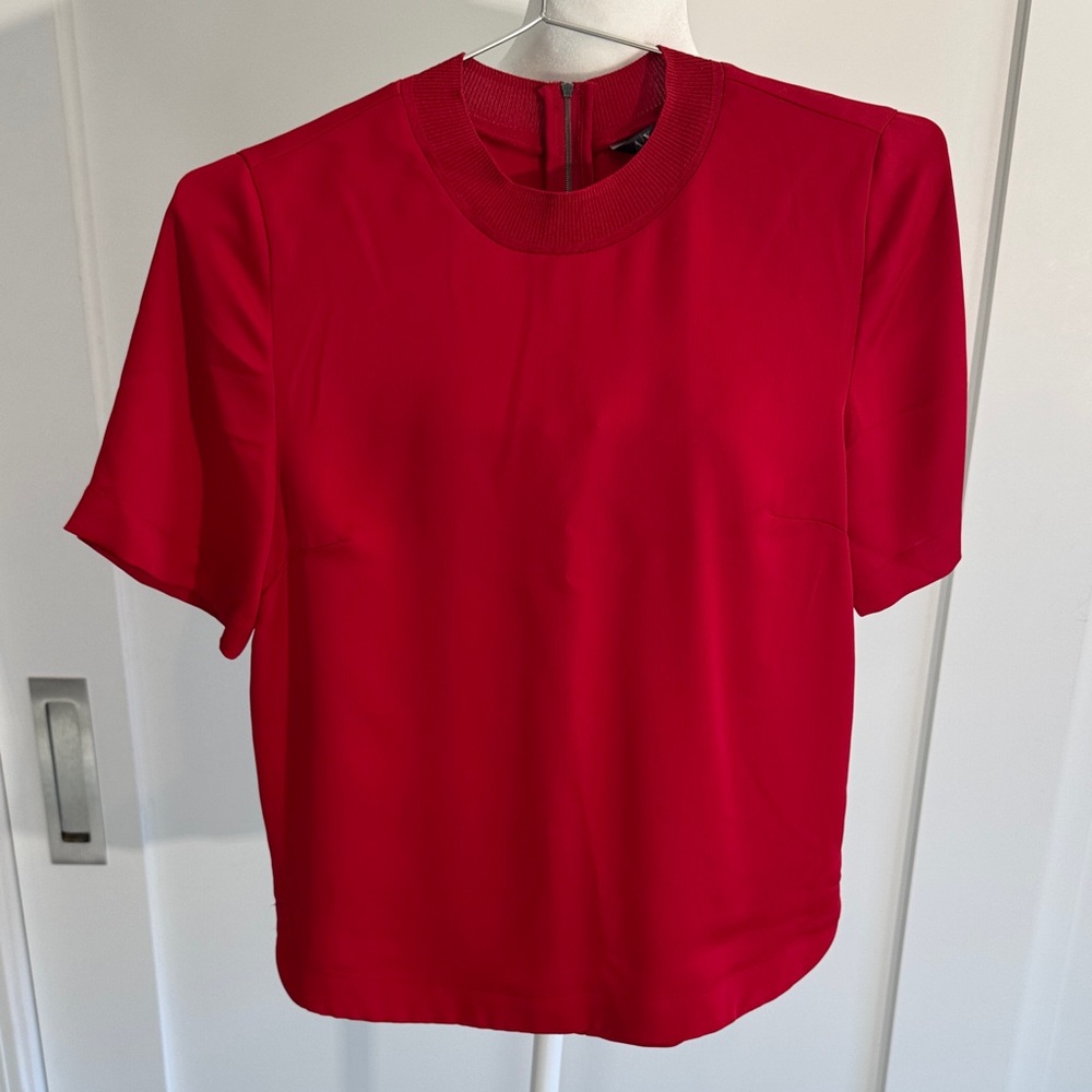 Armani Exchange Vibrant Red Top